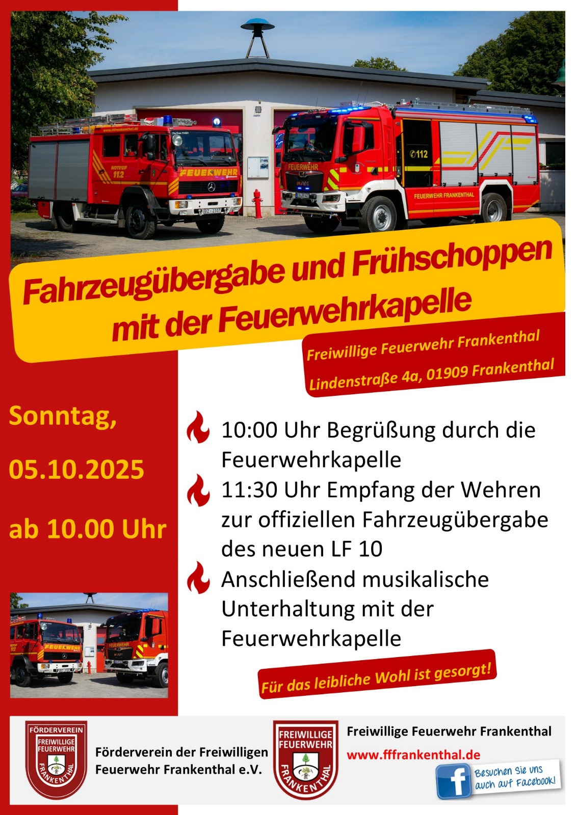 Fahrzeugübergabe & Frühschoppen mit der Feuerwehrkapelle